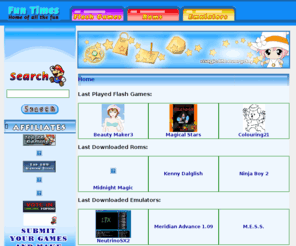funtimes.us: Fun Times - Roms - Emulators - Flash and Arcade Games
Fun Times has over 26 thousand games, roms, emulators, arcade, flash and msx games