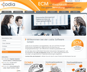 codia-software.de: ECM Lösungen mit d.3, codia Software GmbH
