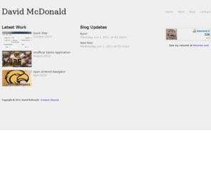 davidmcdonald.info: David McDonald

