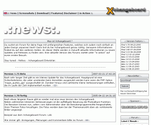 xchangeboard.de: .:: Xchangeboard.de ::. - Free Forum Software solution
Xchangeboard free webforum/webboard software solution
