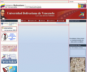 ubv.edu.ve: Universidad Bolivariana de Venezuela
Universidad Bolivariana de Venezuela