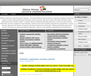 dbljs.org: DBLJS - Pradia
Didziosios Britanijos Lietuviu Jaunimo Sajunga - Lithuanian Youth Association in Great Britain