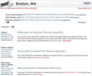 bostondotnet.com: Boston, MA
Boston, MA