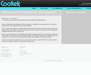 cooltek-ltd.co.uk: Cooltek : Air Conditioning, Mansfield, Nottinghamshire : design, repair and installation.
cooltek, air conditioning, mansfield air conditioning, nottingham air conditioning, chesterfield, sheffield, installers, suppliers, engineers, mansfield
