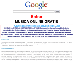 caidos2.com: Musica Online Gratis - Musica En Linea - Escuchar Musica Gratis Online Mp3
CAIDOS.COM - CAIDOS 2, Artistas musica online, Discografias en musica online, Videos, Biografias, Mp3, Conciertos, Gratises el sitio de musica a la carta con mayor cantidad de canciones musicas y lyrics para escuchar en diferentes generos como Alternativo, Bachatas, Baladas de Oro, Baladas en Ingles, Boleros, Brasileras, Chicha, Criollas, Cumbias, Cumbias Villeras, Dance, Deejays, Eurodance, Folk, Hip Hop, Huaynos, Instrumentales, Jazz, Latin, Latinoamericana, Llaneras, Los 70s, Los 80s, Merengues, Metal, Musica Arabe, Musica, Clasica, Musica Cristiana, Musica Disco, Musica Indu, Pop Rock, Punk, Rancheras, Reggae, Reggaeton, Rock, Rock en Español, Romantica, Salsa, SoundTracks, Tangos, Techno Trance, TexMex, Trova, Vallenatos, regeton, romanticos, rock 80, hindu y mucho mas