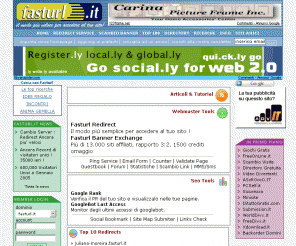 fasturl.it: Redirect Url - Dominio Gratuito - Url forwarding
Redirect Url gratuito. Dominio gratis . Fasturl.it offre gratis un servizio di reindirizzamento verso un sito web, forum, blog ecc. Per webmaster e SEO