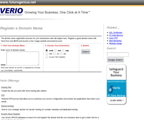 futuregenius.net: Verio.com
Learn about the UNIX hosting plans for all machines and more domain hosting options.
