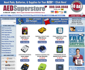 aeds-save.com: AED Superstore
AED Superstore - offering brand name Automated External Defibrillators (AEDs), oxygen supplies, CPR Masks and Medical Oversight & Training. Free Shipping on every AED!