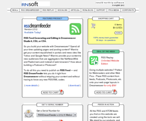 rssdreamfeeder.com: RNSoft: Welcome to Ronald Northrip Software, Inc.
