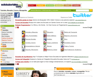solotutoriales.com: Solo Tutoriales Gratis Manuales Cursos Gratis y Monografias Tutoriales
Tutoriales gratis, manuales gratis Monografías y cursos gratis. Buscador de tutoriales, manuales, cursos, monografias GRATIS tutoriales