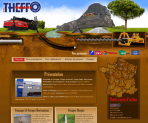 theffo-tp.com: Theffo TP - Forage horizontal, forage dirigé, Micro Forage, fonçage horizontal
La société Theffo TP spécialisée en forage horizontal, foncage, micro forage ou dirigé intervient dans toute la France pour des forages sous route, autoroute ou voie SNCF...