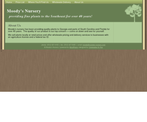 moodys-nursery.com: Moody's Nursery
Moody's Nursery is a wholesale distributor of plants located just outside of Jesup, Georgia, USA.
