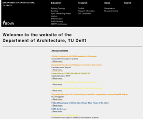 tudelft-architecture.nl: Department of Architecture, TU Delft
