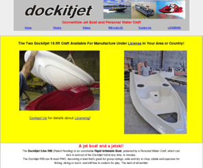 dockitjet.com: Dockitjet.com PWC jet boat jet ski RIB
Use your PWC jetski as a jet boat