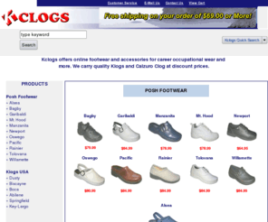 kclogs.com: Kclogs - Pothia Shoes / Calzuro / Klogs
Your source for family, healthcare professional footwear, pothia shoes, calzuro shoes and klogs shoes at discount prices.