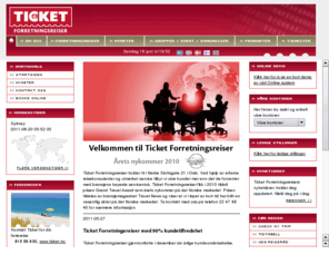 ticketforretningsreiser.no: Velkommen til Ticket Forretningsreiser
Ticket Forretningsreiser holder til i Nedre Slottsgate 21 i Oslo. Ved hjelp av erfarne reisekonsulenter og utmerket service tilbyr vi vre kunder mer enn det de forventer med bransjens hyeste serviceniv.