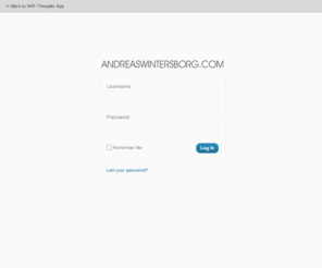 andreaswintersborg.com: NKF-Timeplan App › Log In
