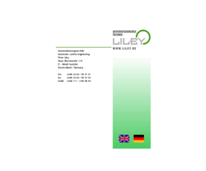 liley-automation.com: Liley Automatisierungstechnik
Automatisierungstechnik, Automatic control engineering