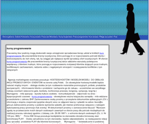 kurs-programowania.info: kurs programowanie szkolenia nauka niskie ceny  - kurs-programowania.info
 Pracownicy biur podróży mogą doskonalić swoje umiejętności sprzedażowe biorąc udział w krótkich kursach dla pracowników branży turystycznej, które pomogą im w rozpoznawaniu potrzeb klienta i dostosowywaniu do nich oferty, tak, by osiągać jak najlepsze wyniki sprzedaży ofert turystycznych. W ofercie kursów dla pracowników branży turystycznej także oddzielne warsztaty poświęcone współpracy z klientem trudnym, które pomogą w rozpoznawaniu motywacji klientów stojących poza trudnymi, konfliktowymi zachowaniami, radzenia sobie z negatywnymi emocjami i rozwiązywania konfliktów z tym związanych.