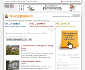 immobilier-com.com: immobilier en France avec immobilier.fr
immobilier avec immobilier.fr, petites annonces immobilieres sur tous les departements, acheter, vendre, louer, defiscaliser, faire sa demande de credit.