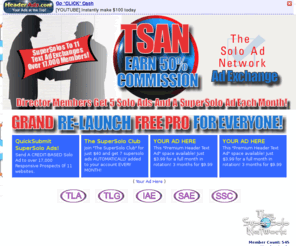 thesoloadnetwork.com: The Solo Ad Network Free Text Ad Exchange!
