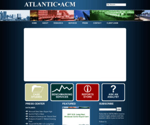 atlantic-acm.com: ATLANTIC-ACM - Home
ATLANTIC-ACM, research, strategy, planning and benchmarking for the telecommunications and information industries.