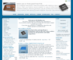 mcuhobby.net: MCU Hobby - News
MCU projects and theory