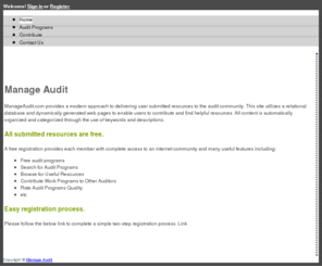 manageaudit.com: Manage Audit ::  Manage Audit
Manage Audit :: Programs this is the search engine data