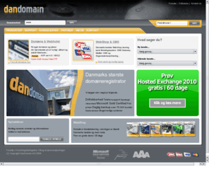 dandomain.dk: Domæne registrering, webhotel og hosting - DanDomain A/S
Domæne registrering, webhotel og hosting. Danmarks førende domæne registrator