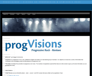 progvisions.nl: progvisions  - visions on progressive & symphonic rock
progvisions  - visions on progressive & symphonic rock