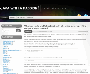 java.sg: Java with a passion! « Its all about Java!
Its all about Java!