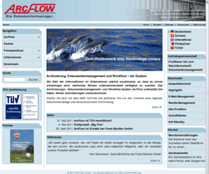 arcflow.de: DMS und Archivierung - ArcFlow
DMS und Archivierung - Starten Sie jetzt mit dem Dokumentenmanagementsystem ArcFlow und profitieren Sie von den Vorteilen einer effektiven Kombination von Archivierung, Dokumentenmanagement und Workflow.