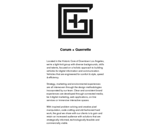3td.net: Corum   Guerrette
C G is a digital design firm based in Los Angeles