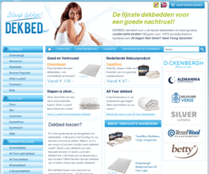 dekbed.net: Dekbed kopen? Bestel bij Dé Online Dekbed Specialist! DEKBED.net
⇒ Hoogste Kwaliteit ⇒ Groot Assortiment ⇒ Bekende Merken ⇒ Accurate Klantenservice! Daarvoor bestel je een Dekbed bij DEKBED.NET! Altijd Gratis Bezorging!