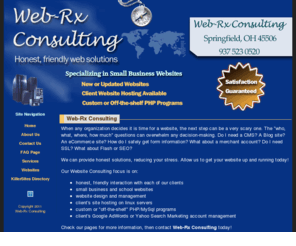 webrxconsulting.net: Web-Rx Consulting
Friendly, honest web consulting company in Springfield, Ohio. Helping you make sense of the internet puzzle.