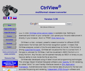 ctrlview.com: CtrlView® viewer/converter home page
CtrlView viewer/converter home page