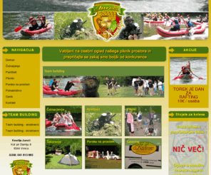 kolpa-raft.si: Čolnarjenje po kolpi, pikniki, team building, paintball, Kmetija Jureči - Domov
Čolnarjenje po reki Kolpi, pikniki, šotorenje, team building, paintball skratka vse za dober in aktiven oddih.
