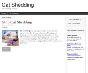 catshedding.net: Cat Shedding
Cat Shedding Tools and Training