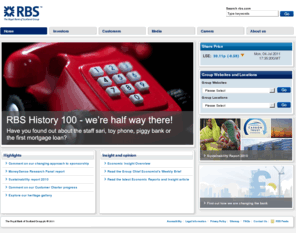 rbsdigitsl.com: RBS - Group Global Portal
RBS.com is the global portal for all RBS group websites. Here you can quickly access key businesses and locations, read our latest company news, receive the latest economic insight, find crucial investor information, learn more about our corporate responsibility activities and more.