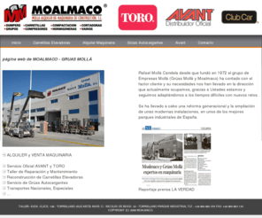 moalmaco.es: Mollá Alquiler Maquinaria Construcción
Mollá Alquiler de Maquinaria de Construcción, S.L.