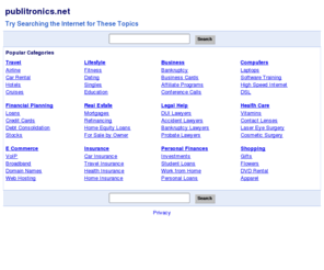 publitronics.net: Elections Directory USA
2008 presidential election john mccain sarah palin barack obama joe biden voting voters information
