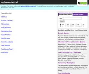 rssfeedwidget.net: rssfeedwidget.net - Registered at Namecheap.com
