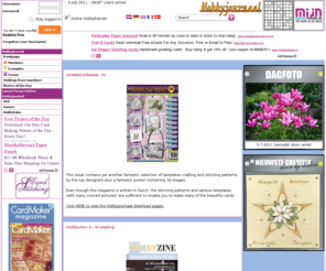 hobbyjournaal.eu: Hobbyjournaal - De Hobbykrant - Met De Hobby Website Voor Creative Hobbyisten
Welkom op de hobby website van het Hobbyjournaal, alles over de hobby kaartenmaken. Meer 90000 voorbeeldkaarten. Wordt Hobbymaatje met andere Hobbyjournaal leden! Meld u ook gratis aan als lid bij het Hobbyjournaal 