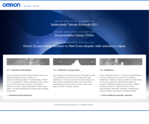 omron.dk: Omron Danmark
Omron's operations are guided by our vision and philosophy, as expressed in the Omron Principles, which function as corporate ethics guidelines, and our corporate statement, "Sensing Tomorrow."