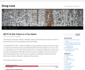 douglane.net: Doug Lane | Business Intelligence Should Be Fun
