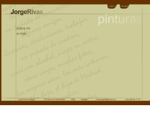 jorgerivas.es: Jorge Rivas Pinturas
