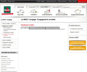 rendementsocietalmaif.net: Rendement sociétal
Rendement sociétal