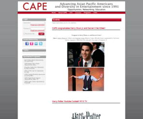 capeusa.org: Coalition of Asian Pacifics in Entertainment
Coalition of Asian Pacifics in Entertainment: Advancing Asians and Diversity Since 1991