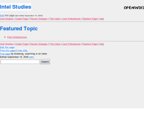 intelstudies.org: Intel Studies - Intel Studies
Intel Studies