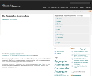 aggregationconversation.com: The Aggregation Conversation   » The Aggregation Conversation

